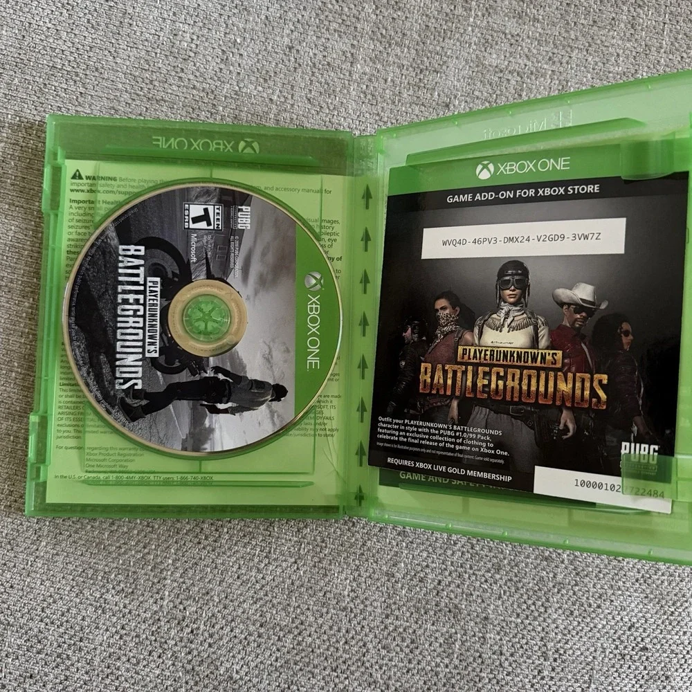 PUBG‎ PlayerUnknowns Battlegrounds Xbox One Complete w Case Disc Insert